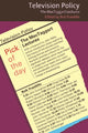 Book cover of: Television Policy. By: Bob Franklin