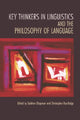 Book cover of: Key Thinkers in Linguistics and the Philosophy of Language
