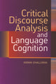 Book cover of: Critical Discourse Analysis and Language Cognition. By: Kieran O'Halloran