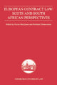 Book cover of: European Contract Law