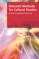 Book cover of: Research Methods for Cultural Studies. By: Michael Pickering