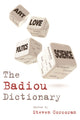 Book cover of: Badiou Dictionary. By: Steven Corcoran