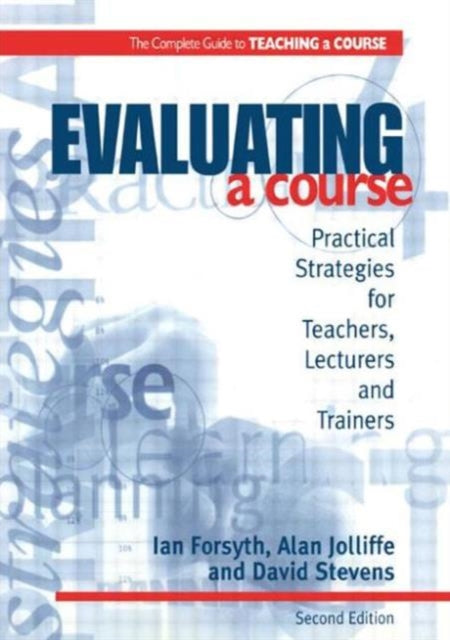 Book cover of: Evaluating a Course. By: Ian (S Forsyth