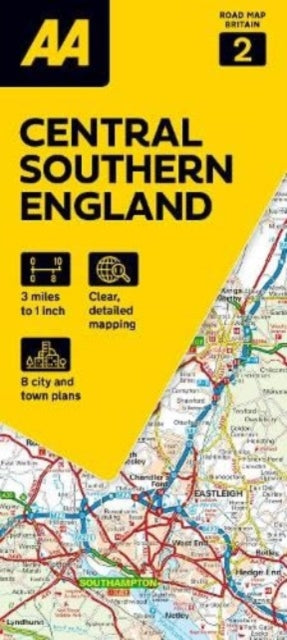 Book cover of: AA Road Map Central Southern England
