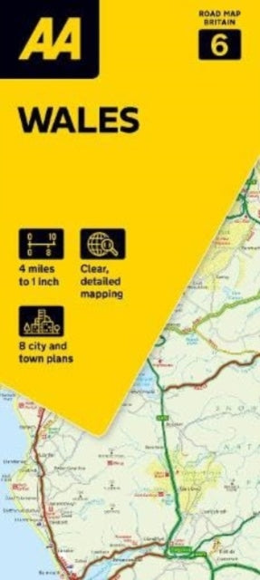 Book cover of: AA Road Map Wales