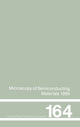 Book cover of: Microscopy of Semiconducting Materials