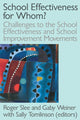 Book cover of: School Effectiveness for Whom?