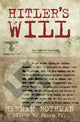 Book cover of: Hitler's Will. By: Herman Rothman