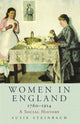 Book cover of: Women in England 1760-1914. By: Susie Steinbach