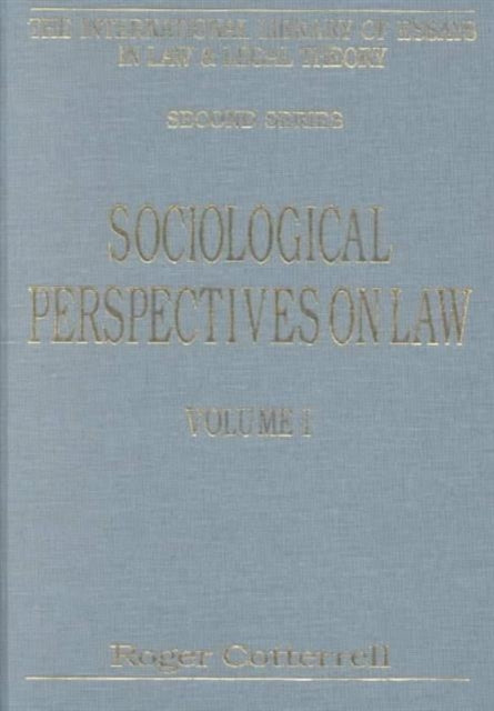 Book cover of: Sociological Perspectives on Law, Volumes I and II. By: Roger Cotterrell