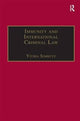 Book cover of: Immunity and International Criminal Law. By: Yitiha Simbeye