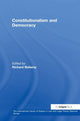 Book cover of: Constitutionalism and Democracy. By: Richard Bellamy