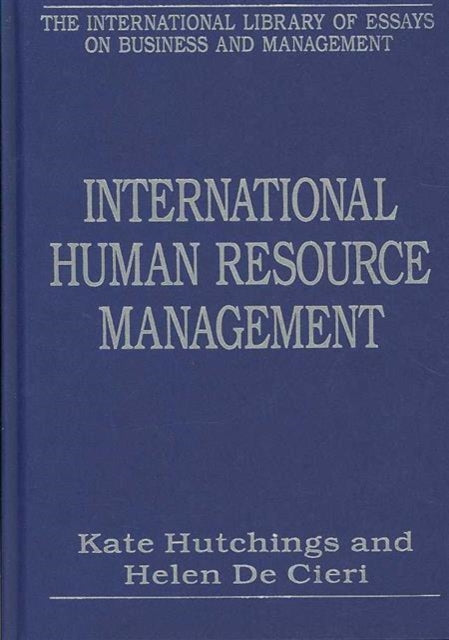 Book cover of: International Human Resource Management
