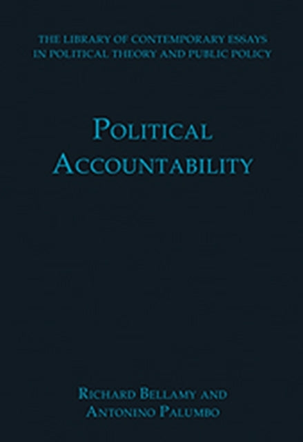 Book cover of: Political Accountability. By: Richard Bellamy