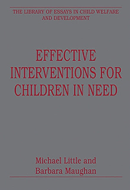 Book cover of: Effective Interventions for Children in Need