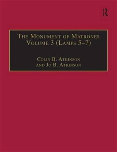 Book cover of: Monument of Matrones Volume 3 (Lamps 5–7)
