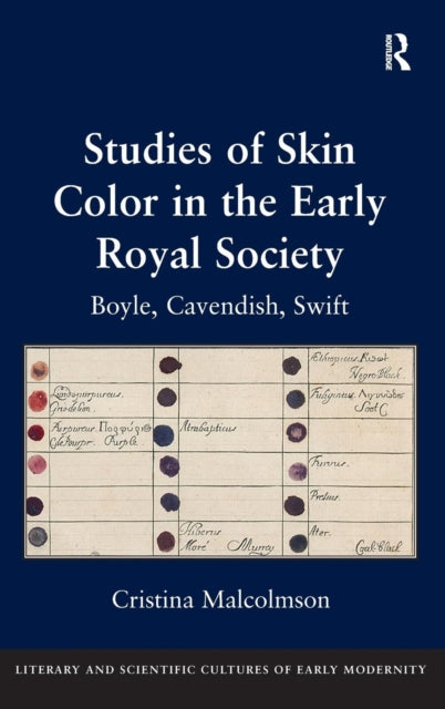 Book cover of: Studies of Skin Color in the Early Royal Society