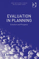 Book cover of: Evaluation in Planning. By: Ernest R. Alexander