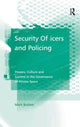 Book cover of: Security Officers and Policing. By: Mark Button