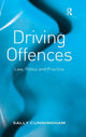 Book cover of: Driving Offences. By: Sally Cunningham