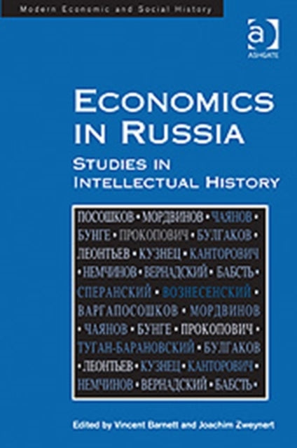 Book cover of: Economics in Russia. By: Vincent Barnett