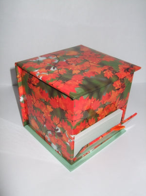 Memo Block: Autumn Leaf