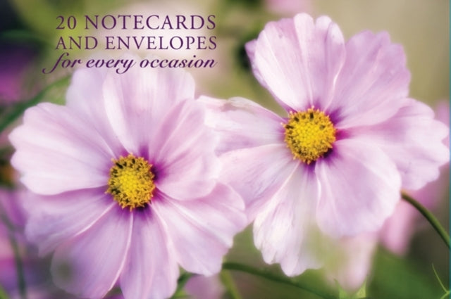 Book cover of: Card Box of 20 Notecards and Envelopes: Pink Cosmos