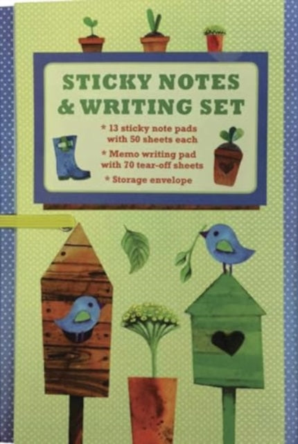 Book cover of: Sticky Notes and Writing Set: Pretty Garden. By: Peony Press Staff