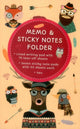 Book cover of: Memo & Sticky Notes Folder: Hipster Animals