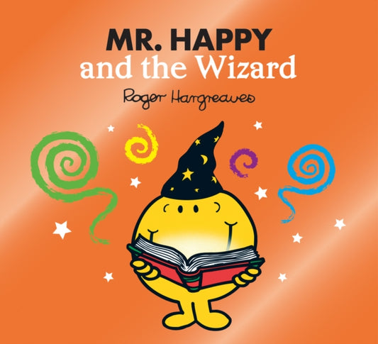 Book cover of: Mr. Happy and the Wizard. By: Adam Hargreaves