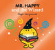 Book cover of: Mr. Happy and the Wizard. By: Adam Hargreaves
