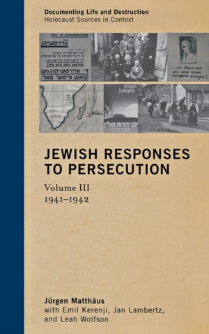 Jewish Responses to Persecution