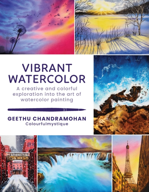 Book cover of: Vibrant Watercolor. By: Geethu Chandramohan
