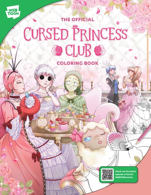 Book cover of: Official Cursed Princess Club Coloring Book. By: LambCat