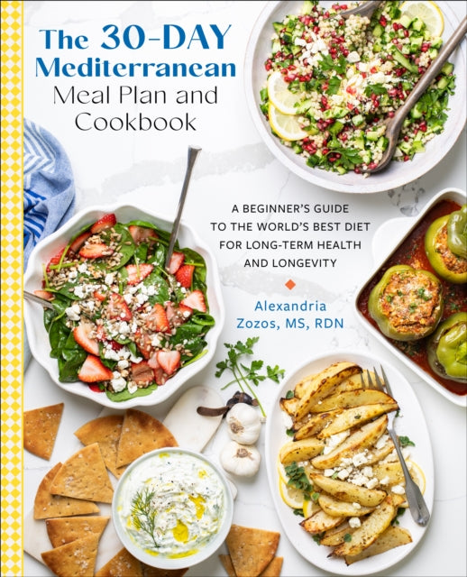 Book cover of: 30-Day Mediterranean Meal Plan and Cookbook