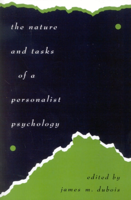 Book cover of: Nature and Tasks of a Personalist Psychology