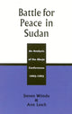 Book cover of: Battle for Peace in Sudan. By: Lesch Ann