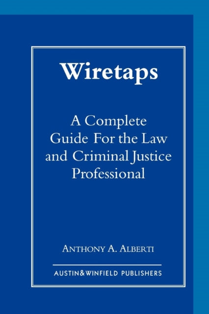 Book cover of: Wiretaps. By: Anthony Alberti