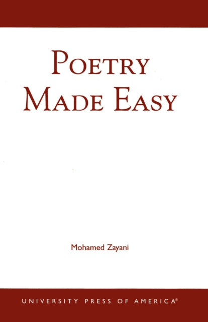 Book cover of: Poetry Made Easy