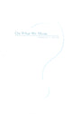 Book cover of: On What We Mean. By: Arnold J. Chien