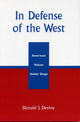 Book cover of: In Defense of the West. By: Donald J. Devine