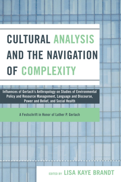 Book cover of: Cultural Analysis and the Navigation of Complexity. By: Lisa Kaye Brandt