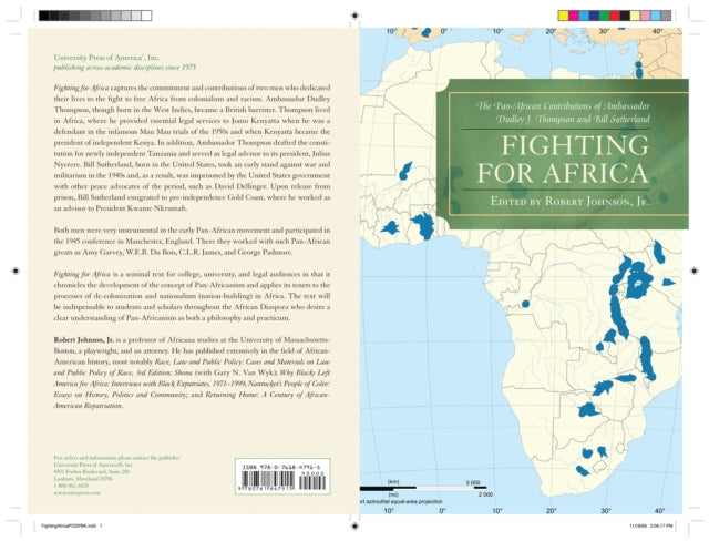 Book cover of: Fighting for Africa. By: Robert Johnson Jr. J.D.