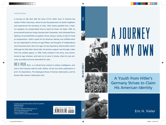 Book cover of: Journey on My Own. By: Eric H. Vieler