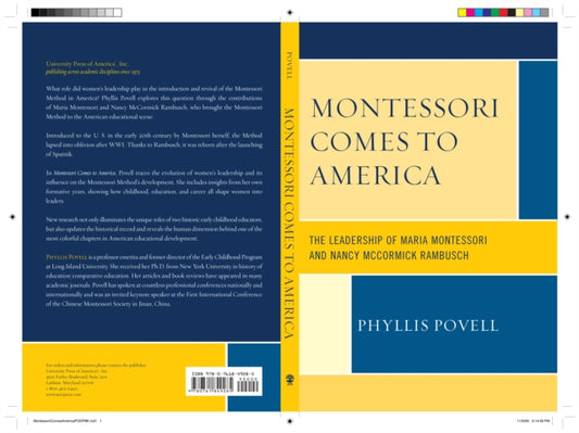 Book cover of: Montessori Comes to America. By: Phyllis Povell