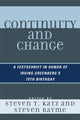 Book cover of: Continuity and Change. By: Steven T. Katz