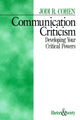Book cover of: Communication Criticism