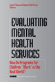 Book cover of: Evaluating Mental Health Services