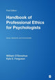 Book cover of: Handbook of Professional Ethics for Psychologists