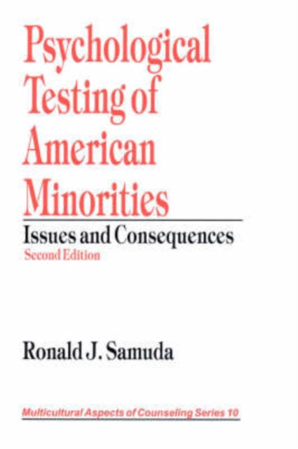 Book cover of: Psychological Testing of American Minorities